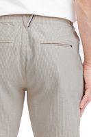 klassische FQ1924 FQHenry Herren Leinenshorts mit Reißverschluss Shorts 21900626 in Beige oder Grau
