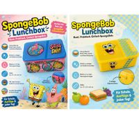 2-Pack SpongeBob SquarePants Lunch Box / Food Storage Container – Approx. 1.4 Liters – Featuring Patrick Star Design (Pink/Blue) or SpongeBob Design (Yellow)