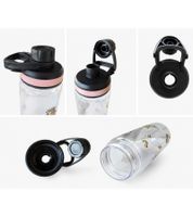 2-Pack Harry Potter "Hogwarts Express" Water Bottle (700 ml) with Screw Cap – Magical Design (Transparent/Pink)