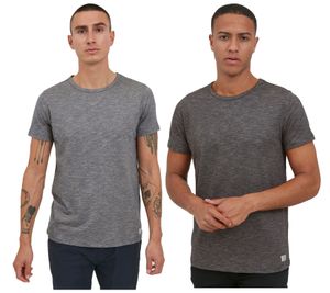 klassisches 11 PROJECT PRTullio Herren T-Shirt mit Rundhals Shirt 21300777 in Blau oder Schwarz