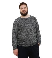 Classic BLEND BHDan BT Men's Fine-Knit Round-Neck Sweater – Plus Sizes 20713439 in Beige, Grey, Black, or Blue