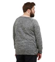 Classic BLEND BHDan BT Men's Fine-Knit Round-Neck Sweater – Plus Sizes 20713439 in Beige, Grey, Black, or Blue