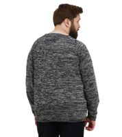 Classic BLEND BHDan BT Men's Fine-Knit Round-Neck Sweater – Plus Sizes 20713439 in Beige, Grey, Black, or Blue