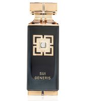 Fragancia corporal Sui Generis de Fragrance World para hombre, con frescura aromática y notas amaderadas, 100 ml, negro/dorado