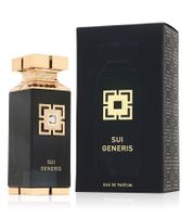 Fragancia corporal Sui Generis de Fragrance World para hombre, con frescura aromática y notas amaderadas, 100 ml, negro/dorado