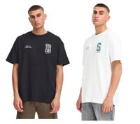 klassisches SOLID SDRowdy Herren T-Shirt mit Rundhals Shirt 21108686 in Schwarz oder Weiß