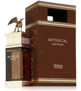 FRENCH AVENUE Mythical Gryphon Herren Eau de Parfum mit würzigen und holzigen Körper-Duft Parfüm 100ml Braun