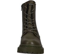 Hochwertige BULLBOXER Damen Stiefelette Schnürschuhe Echtleder-Schuhe in Oliv-Grün oder Braun