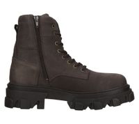 Hochwertige BULLBOXER Damen Stiefelette Schnürschuhe Echtleder-Schuhe in Oliv-Grün oder Braun