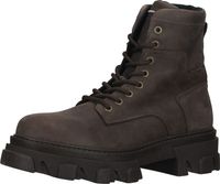 Hochwertige BULLBOXER Damen Stiefelette Schnürschuhe Echtleder-Schuhe in Oliv-Grün oder Braun