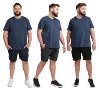 Short de survêtement homme SOLID SDTaras BT classique avec cordon de serrage, grandes tailles 21300891, coloris bleu, gris ou noir