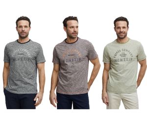 T-shirt girocollo da uomo Classic FQ1924 FQIvar 21900538 in grigio, marrone o verde