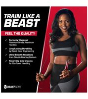 Home Fitness Kit with 5 pieces of equipment for your workout – Hula hoop, arm & leg exerciser, foam roller & 2 jump ropes