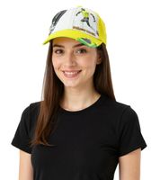 WORLDCUP LEGENDS Unisex Baseball-Cap im Nationalmannschafts-Design Baumwoll-Cap Curved-Brim-Cap Damaged-Look in Blau/Weiß, Schwarz/Weiß, Gelb/Bunt und Rot/Bunt