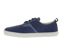leichte GROUNDIES Barfußschuhe La Paz Damen Low-Top Mesh-Sneaker mit TrueSense Sohle nachhaltige und vegane Schnür-Schuhe GND-130264-07 Dunkelblau