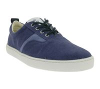 leichte GROUNDIES Barfußschuhe La Paz Damen Low-Top Mesh-Sneaker mit TrueSense Sohle nachhaltige und vegane Schnür-Schuhe GND-130264-07 Dunkelblau