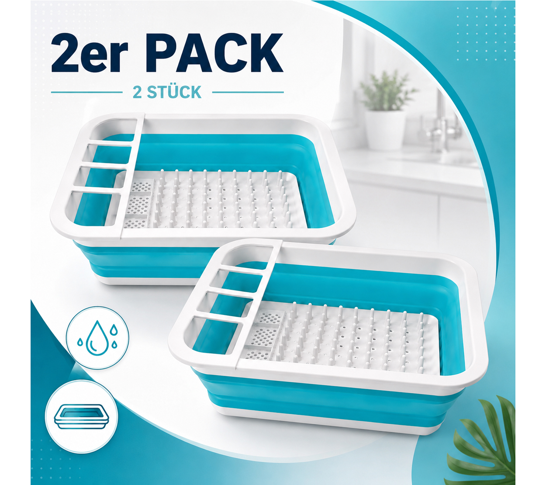 DR Home Division faltbares Abtropfgitter 13,4L
