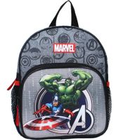 Pack de 2 mochilas VADOBAG para niños y niñas con estampados de Hello Kitty, Marie, Vengadores, Naruto o Capitán América - Mochila para preescolar de 5-8 L - Rosa, Azul, Gris o Negro
