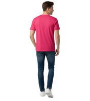 Formula E Herren T-Shirt nachhaltiges Baumwoll-Shirt mit Formula E Logo Sommer-Shirt Motorsport in Blau oder Pink/Gelb