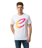 Formula E Herren T-Shirt Baumwoll-Shirt mit Formula E Logo Sommer-Shirt in Weiß, Navy, Blau, Navy, Weiß, Navy, Pink, Navy oder Weiß