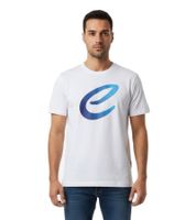Formula E Herren T-Shirt Baumwoll-Shirt mit Formula E Logo Sommer-Shirt in Weiß, Navy, Blau, Navy, Weiß, Navy, Pink, Navy oder Weiß