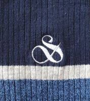 15 Paar SCOTCH & SODA Herren Crew-Socken Amsterdam Cotton Blend Alltags-Strümpfe Einheitsgröße / 41-46 Business-Socken SS601099-037 Grau/Navy, Blau Meliert, Blau gestreift