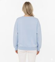 ZWILLINGSHERZ MOIN HEIMAT Women's Sweater – Maritime Winter Sweat-Style Pullover with Crew Neck (47060-18 Light Blue)