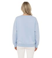 ZWILLINGSHERZ "MOIN HEIMAT" Women's Maritime Winter Sweat-Style Sweater with Crew Neck (Model 47060) – Dark Blue or Light Blue