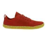Scarpe minimaliste leggere GROUNDIES Active Knit da donna, sneakers basse in maglia con suola TrueSense, scarpe stringate sostenibili e vegane GND-130211-09 Rosse