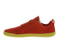 Scarpe minimaliste leggere GROUNDIES Active Knit da donna, sneakers basse in maglia con suola TrueSense, scarpe stringate sostenibili e vegane GND-130211-09 Rosse