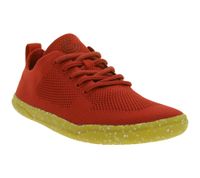 Scarpe minimaliste leggere GROUNDIES Active Knit da donna, sneakers basse in maglia con suola TrueSense, scarpe stringate sostenibili e vegane GND-130211-09 Rosse
