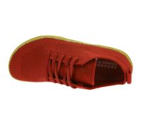 Scarpe minimaliste leggere GROUNDIES Active Knit da donna, sneakers basse in maglia con suola TrueSense, scarpe stringate sostenibili e vegane GND-130211-09 Rosse