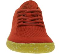 Scarpe minimaliste leggere GROUNDIES Active Knit da donna, sneakers basse in maglia con suola TrueSense, scarpe stringate sostenibili e vegane GND-130211-09 Rosse
