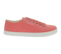 Scarpe barefoot da donna GROUNDIES Lima, sostenibili e vegane, sneakers basse prodotte in Portogallo con suola TrueSense, scarpe stringate in tela GND-130177-09, rosa corallo