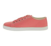 Scarpe barefoot da donna GROUNDIES Lima, sostenibili e vegane, sneakers basse prodotte in Portogallo con suola TrueSense, scarpe stringate in tela GND-130177-09, rosa corallo