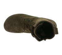Distinctive GROUNDIES Salzburg women's barefoot ankle boots in genuine leather with TrueSense sole (GND-110159-04 Brown)