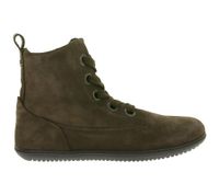 Distinctive GROUNDIES Salzburg women's barefoot ankle boots in genuine leather with TrueSense sole (GND-110159-04 Brown)