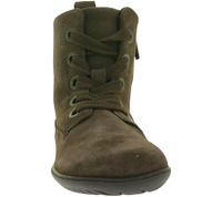 Distinctive GROUNDIES Salzburg women's barefoot ankle boots in genuine leather with TrueSense sole (GND-110159-04 Brown)