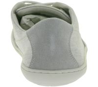Classic GROUNDIES Amsterdam barefoot sneakers for women with TrueSense sole – genuine leather (GND-110179-16, Light Grey)
