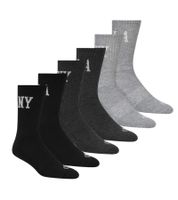 24 Paar SCOTCH & SODA Herren 1/2-Terry High-Quarter-Crew-Socken Alltags-Socken Business-Socken Größe 41-46 SS43513-001 Schwarz, Grau, Dunkelgrau