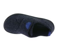 Sustainable and vegan GROUNDIES barefoot shoes – Blokhus children's slippers with TrueSense sole, felt shoes for girls and boys (GND-360252-12, Dark Blue)