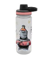 Lot de 2 gourdes Harry Potter « Retour à Poudlard » ou « Poudlard Express » 700 ml avec bouchon à vis, design magique, transparentes/noires/grises ou transparentes/roses