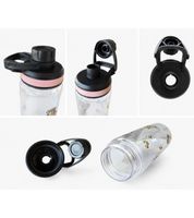 Lot de 2 gourdes Harry Potter « Retour à Poudlard » ou « Poudlard Express » 700 ml avec bouchon à vis, design magique, transparentes/noires/grises ou transparentes/roses
