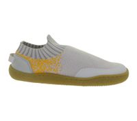 Breathable GROUNDIES Nara barefoot sneakers for kids with TrueSense sole – slip-ons for girls and boys (GND-380269) in Beige/Blue, Grey/Orange, or Blue