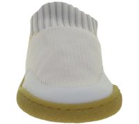 Breathable GROUNDIES Nara barefoot sneakers for kids with TrueSense sole – slip-ons for girls and boys (GND-380269) in Beige/Blue, Grey/Orange, or Blue