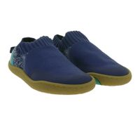 Breathable GROUNDIES Nara barefoot sneakers for kids with TrueSense sole – slip-ons for girls and boys (GND-380269) in Beige/Blue, Grey/Orange, or Blue