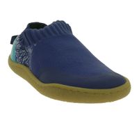 Breathable GROUNDIES Nara barefoot sneakers for kids with TrueSense sole – slip-ons for girls and boys (GND-380269) in Beige/Blue, Grey/Orange, or Blue
