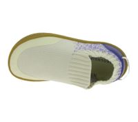 Breathable GROUNDIES Nara barefoot sneakers for kids with TrueSense sole – slip-ons for girls and boys (GND-380269) in Beige/Blue, Grey/Orange, or Blue