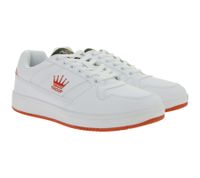 WORLD OF TROOP Destroyer Low Herren Low-Top-Sneaker Damen Retro Turnschuhe Sneaker 3PP0150101 1161 BA Weiß/Rot