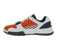 WORLD OF TROOP Cobra Low Herren Low-Top-Sneaker Damen Retro Turnschuhe Sneaker 3PP0170101 1161 AA Weiß/Rot/Blau